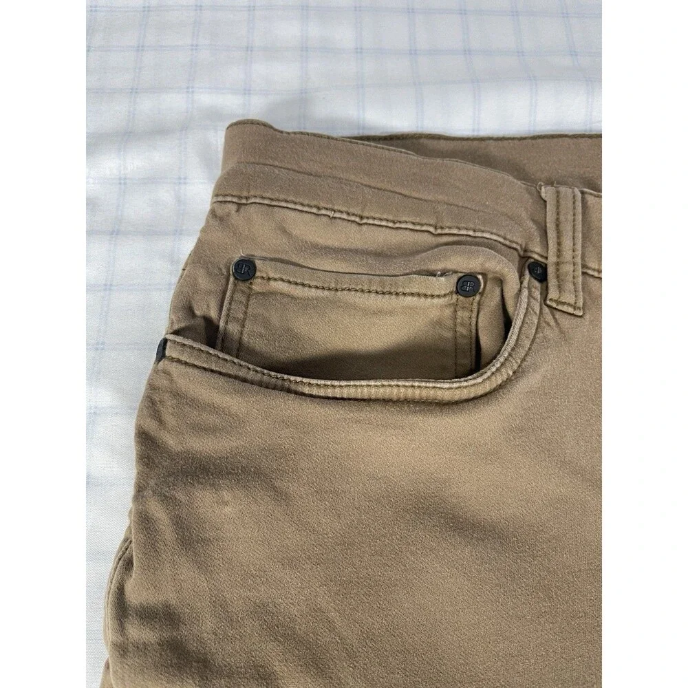 Banana Republic Men's Pants Size 38x30 Brown Tan Stretch 5 Pocket Cotton Chino